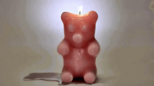 Skeleton Bear GIF - Skeleton Bear Candle GIFs