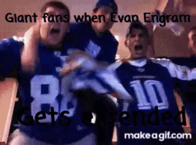 Evan Engram Giants GIF - Evan Engram Giants Giants Troll GIFs
