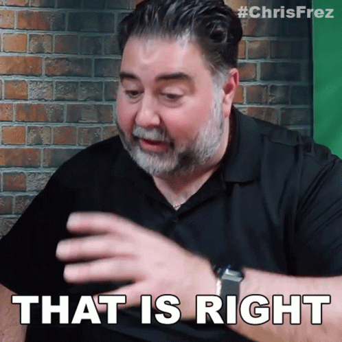 That Is Right Chris Frezza GIF - That Is Right Chris Frezza Correct GIFs