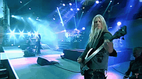 Nightwish Marko Hietala GIF - Nightwish Marko Hietala Playing Bass GIFs