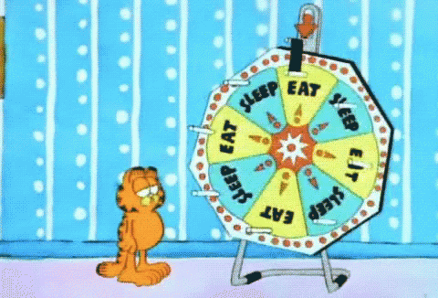Garfield Garfeild GIF - Garfield Garfeild Wheel GIFs