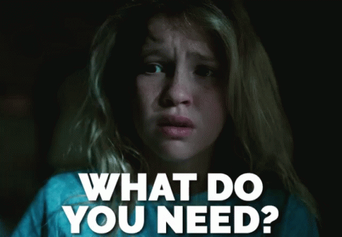 What Do You Need? GIF - Annabelle Creation Annabelle Creation Movie What Do You Want GIFs