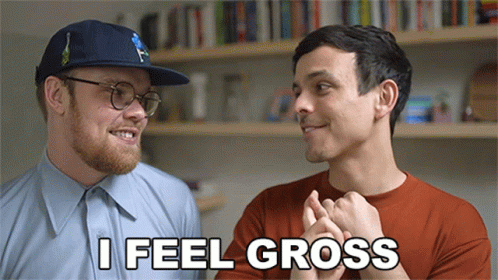 I Feel Gross Mitchell Moffit GIF - I Feel Gross Mitchell Moffit Gregory Brown GIFs