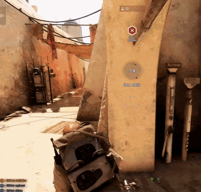 a screenshot of a video game shows a player with 28 points