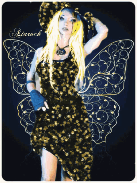 a picture of a woman in a fairy costume with the name asiarock at the bottom