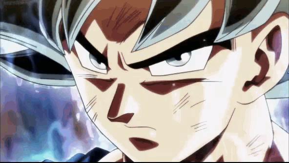 a close up of a cartoon character 's face