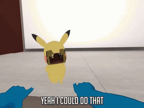 Yeah I Could Do That Pikachu GIF - Yeah I Could Do That Pikachu Sure GIFs
