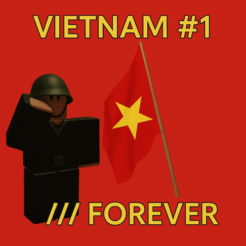 a poster that says vietnam # 1 forever