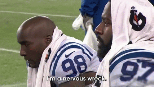 Even Footbal Players Get Scared GIF - Nervouswreck Hilarious GIFs