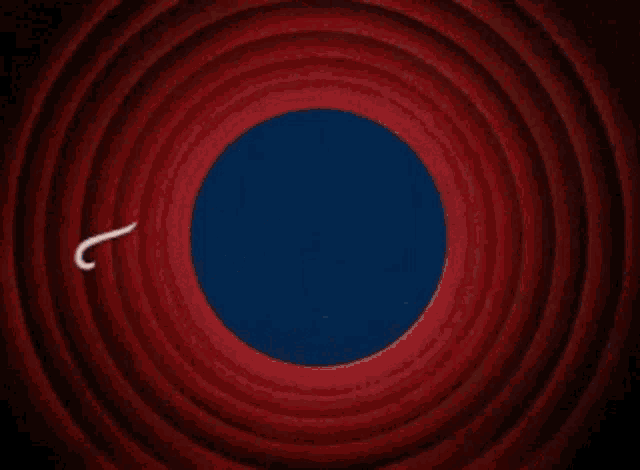 a red and blue circle with the words that 's all folks on it