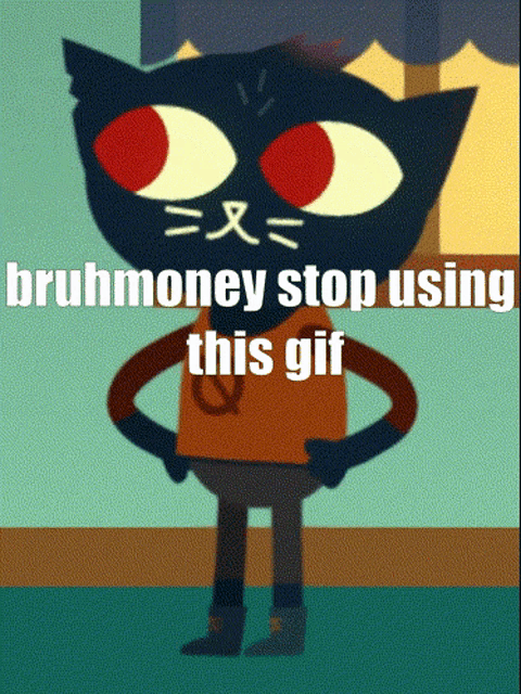 bruhmoney stop using this gif written on a cartoon character