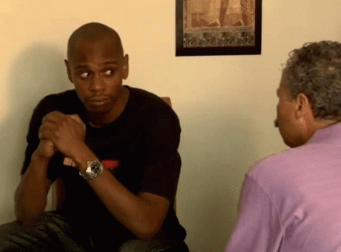 Chappelle Laughs And Punches A Guy GIF - Chappelle Laughs And Punches A Guy GIFs