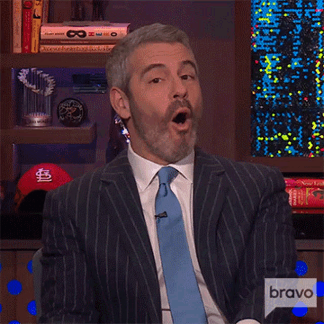 Surprised Andy Cohen GIF - Surprised Andy Cohen Watch What Happens Live GIFs