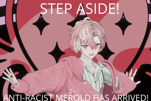 a poster that says step aside on it