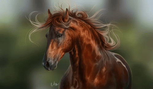 Horse Painting GIF - Horse Painting Art GIFs