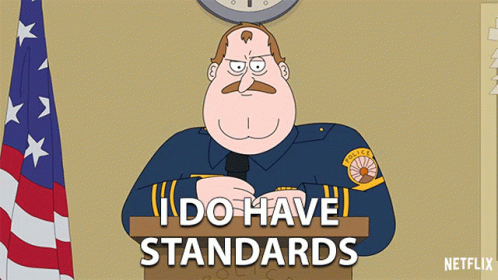 I Do Have Standards Tom Kenny GIF - I Do Have Standards Tom Kenny Randall Crawford GIFs