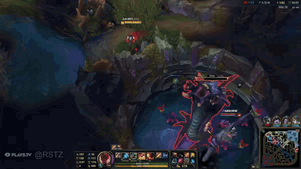 Baron Steal And Narrow Escape GIF - Lee Sin Baron League Of Legends GIFs