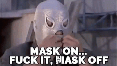Mask Face GIF - Mask Face Mask Off GIFs