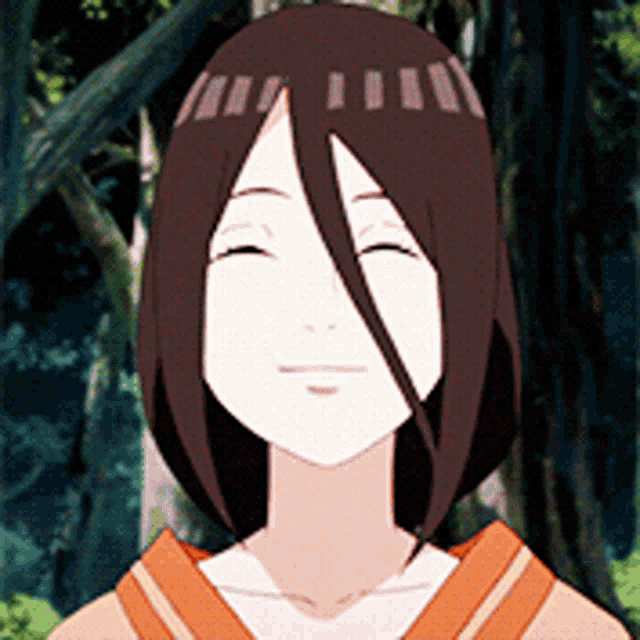 a close up of a person 's face with a smile on their face