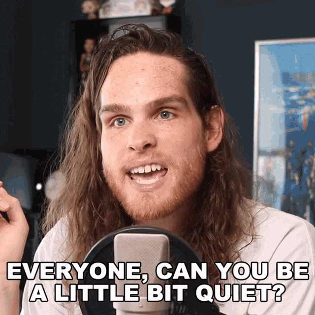Everyone Can You Be A Little Quiet Sam Johnson GIF