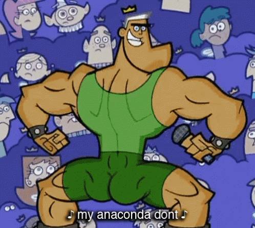 Me In The Club GIF - The Fairly Odd Parents My Anaconda Dont Twerk GIFs