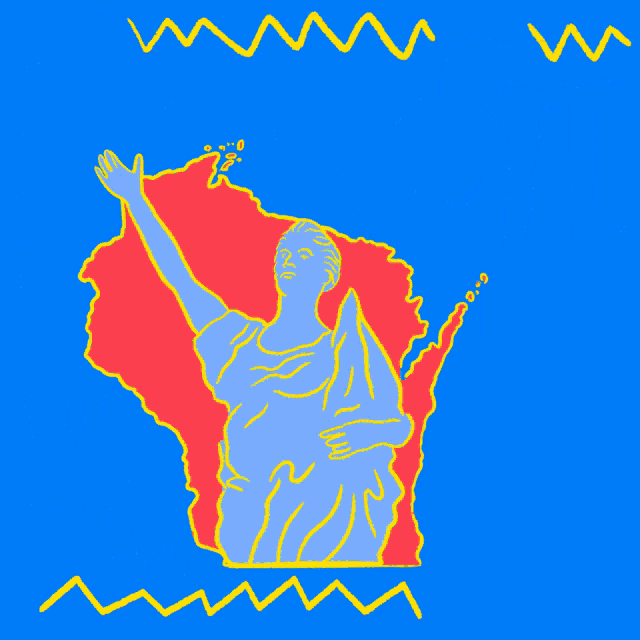 a poster that says the forward state modern election laws on it