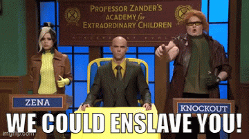 professor zander 's academy for extraordinary children is shown on a sign
