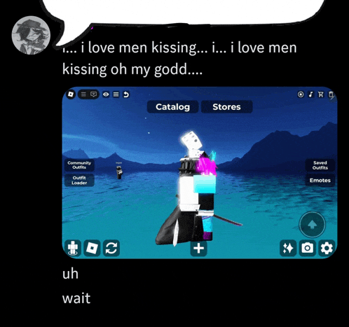 a screen shot of a video game that says catalog stores