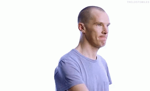 Benedict Cumberbatch Eggbenedict GIF - Benedict Cumberbatch Eggbenedict Bald Head GIFs