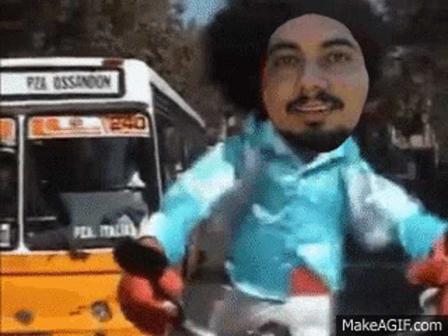 Bus Motorcycle GIF - Bus Motorcycle Ride GIFs