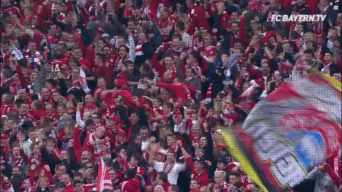 Cheering GIF - Fc Bayern Cheering Fc Bayern Gi Fs GIFs
