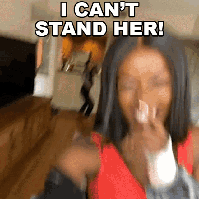 I Cant Stand Her Justine Ndiba GIF - I Cant Stand Her Justine Ndiba Cameo GIFs