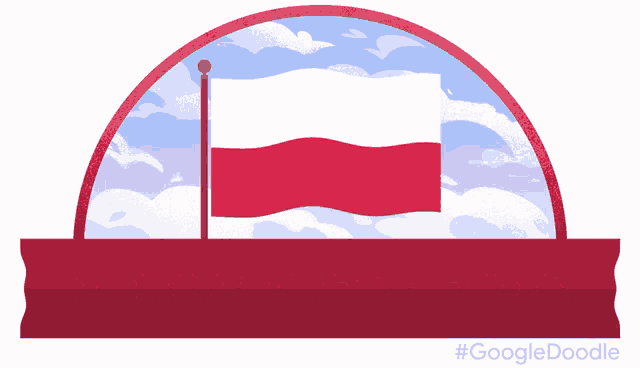 a sign that says independence day with a flag