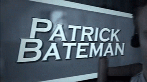 Freshy Kanal Patrick Bateman GIF - Freshy Kanal Patrick Bateman Rap Battle GIFs