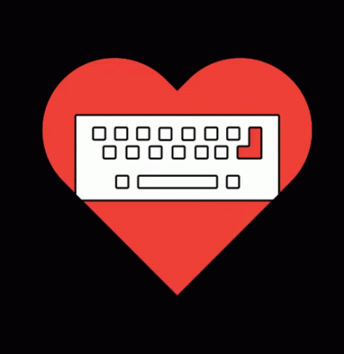 Keyboard Heart GIF - Keyboard Heart Love GIFs