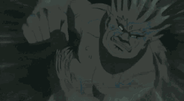 a person is standing in the dark with a blue light coming out of their body .