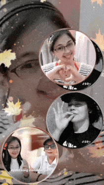 a woman making a heart shape with her hands in a mirror