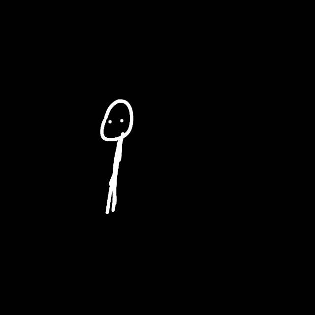a stick figure with the words congratulation u done it written below it