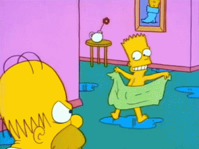 Simpsons Bart GIF - Simpsons Bart Shower GIFs