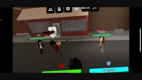 a screenshot of a video game shows a character named toxic