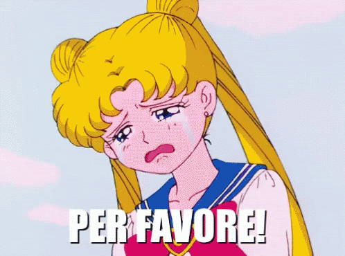 Per Favore Sailor Moon Anime Per Piacere Ti Pregno Dai Ti Scongiuro In Ginocchio GIF - Please Pretty Please I Beg You GIFs