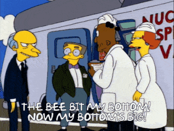 Homer Simpsons Bee Sting The Simpsons GIF - Homer Simpsons Bee Sting Homer Simpson The Simpsons GIFs