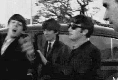 The Beatles Faint GIF - The Beatles Faint Pass Out GIFs