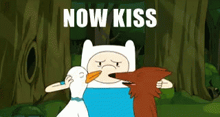 Trying To Set Up Two Of My Friends GIF - Adventure Time Kiss Kissing GIFs
