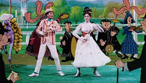 Mary Poppins 1964 GIF - Mary Poppins 1964 Dancing GIFs