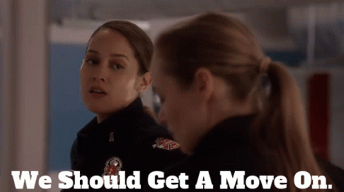 Station19 Andy Herrera GIF - Station19 Andy Herrera We Should Get A Move On GIFs