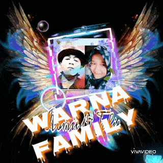 a picture of a boy and a girl with the words warna family written below them