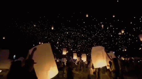 Lanterns Lights GIF - Lanterns Lights Night GIFs