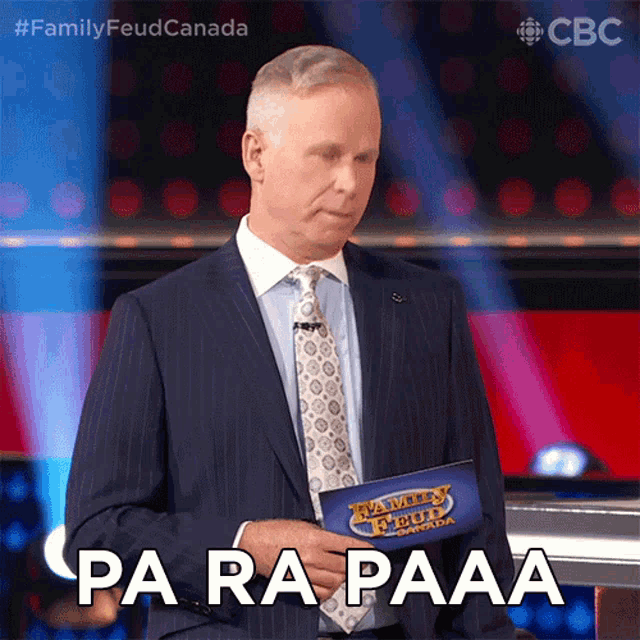 Pa Ra Paa Family Feud Canada GIF - Pa Ra Paa Family Feud Canada Singing GIFs