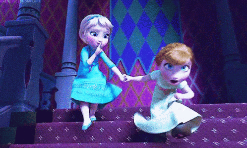 Sisters! GIF - Frozen Anna Elsa GIFs